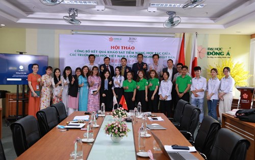Trường Đại học Đông Á - Đại diện điển hình tại Việt Nam trong liên kết hợp tác với doanh nghiệp Nhật Bản báo cáo trong Hội thảo trực tuyến công bố kết quả “Khảo sát tiềm năng hợp tác giữa các trường đại học Việt Nam và doanh nghiệp Nhật Bản”